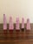 Stone Neoclassical Grand Tour Solid Marble Pink and Cream Obelisks, Set of 5 For Sale - Image 7 of 10