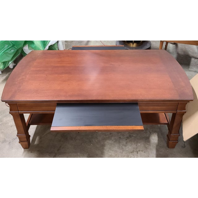 Thomasville Furniture Bridges 2.0 Brown Cherry Rectangular Cocktail