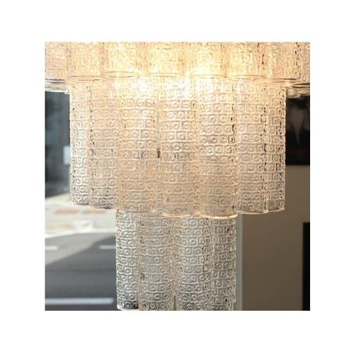 Glass Tronchi Chandelier by Toni Zuccheri for Venini, 1960s For Sale - Image 7 of 17