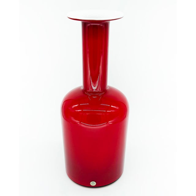 Otto Brauer Kastrup-Holmegaard Gulvvase Vases, Set of 4, Danish Modern 1962 For Sale - Image 16 of 18