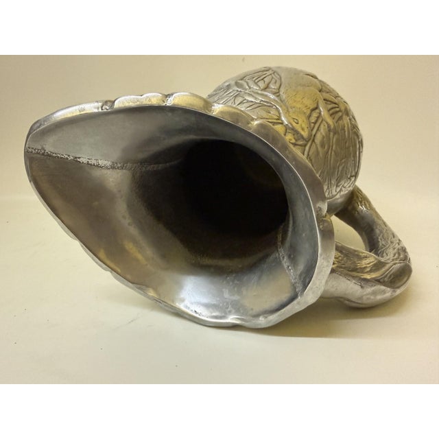 Vintage Aluminum Bunny Serving Set - Attributed to Arthur Court - 2 Pieces For Sale - Image 11 of 18
