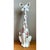 Vintage Italian Floral Hand-Painted Ceramic Cat For Sale - Image 12 of 12