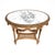 19th Century Antique French Carved Gilt Wood Occasional Table with Marble Top, 1890 For Sale - Image 5 of 11