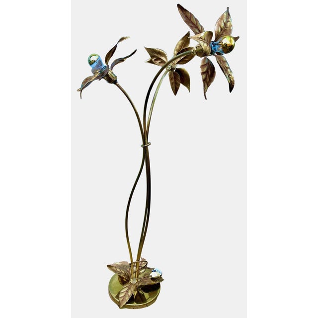 Hollywood Regency Floor Lamp by Willy Daro for Massive, Belgium, 1970s For Sale - Image 4 of 11