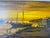 1970s 1970’s Charles Stepule Sunset Harbor Scene Oil on Canvas Painting, Wood Framed For Sale - Image 5 of 12