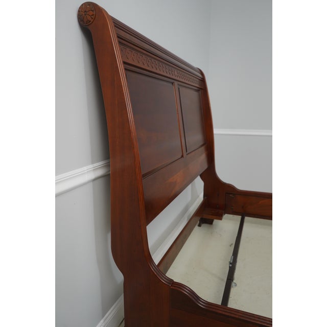 Pennsylvania House Pennsylvania House Queen-Size Cherry Sleigh Bed For Sale - Image 4 of 15