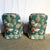 Green Vintage Ethan Allen Tufted Lounge Chairs - A Pair For Sale - Image 8 of 12