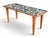 Mid-Century Modern Brecciated Marble Coffee Table With Copper Flat Moulding Frame For Sale - Image 13 of 17