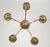 Mid 20th Century Restored Vintage Colonial Five Arm Brass Chandelier For Sale - Image 5 of 7