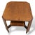 Arts & Crafts Oak Occasional Side Table with Lower Shelf For Sale - Image 6 of 8