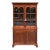 Vintage NC-Made Solid Mahogany Step Back Cupboard For Sale