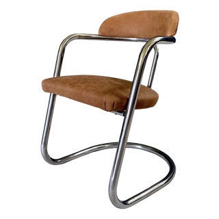 Vintage Dutch Cantilever Office Chair, 1930s For Sale