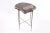 Living Edge Petrified Wood Top W Iron Stand Accent Table or Side Table 49 For Sale - Image 4 of 5