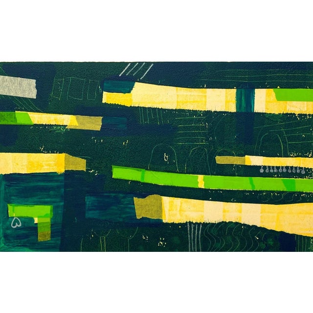 Contemporary Contemporary Mixed Media Painting, "La Brea #1" For Sale - Image 3 of 5