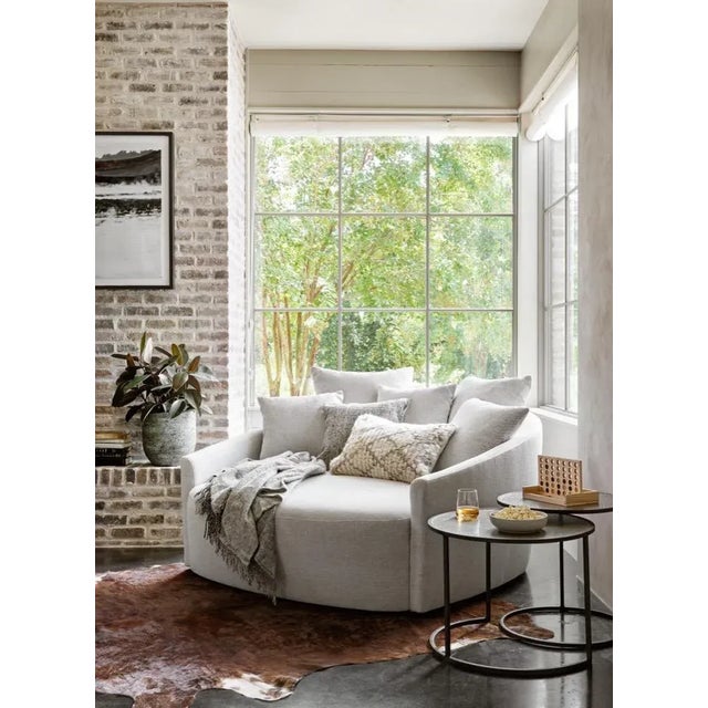 2020s Four Hands Chloe Media Lounger, Delta Bisque For Sale - Image 5 of 13