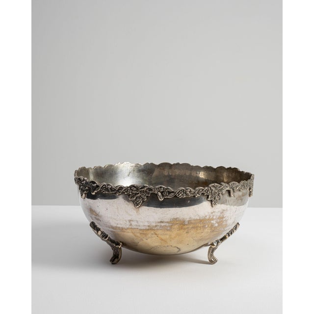Early 20th Century France Baroque Silver Serving Bowl For Sale In Greensboro - Image 6 of 15