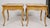 Tan Late 20th Century Pair of Judson Rothschild Italian Rococo Louis XV Style End Tables | Distressed Walnut Finish For Sale - Image 8 of 8