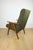 Vintage Lounge Chair in Green Olive Boucle, 1970s For Sale - Image 4 of 11