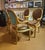 1980s Set of 4 Vintage Hollywood Regency Faux Bois Fauteuils For Sale - Image 5 of 11
