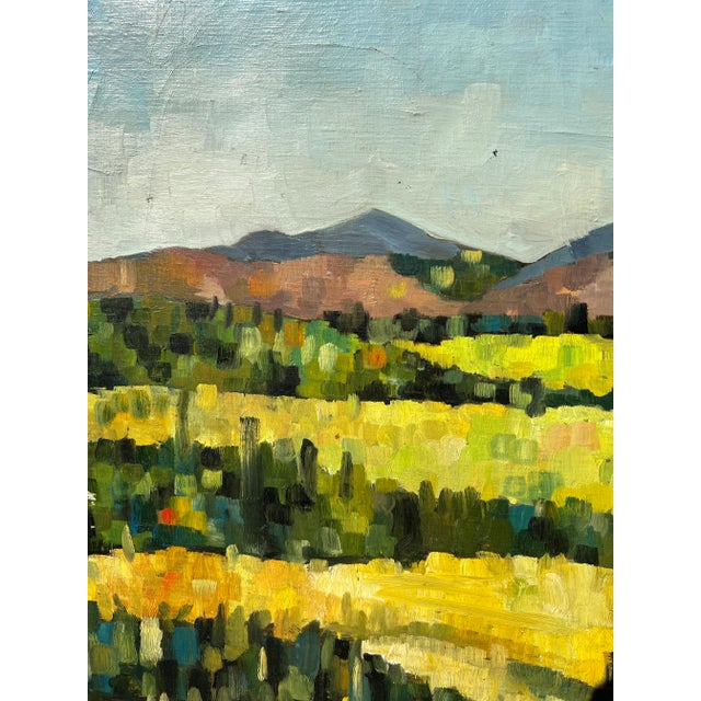 French Countryside Landscape Oil Painting Framed For Sale - Image 10 of 13