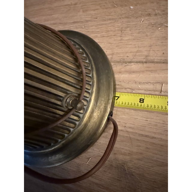 Add a touch of vintage elegance to your home with this Art Deco Rembrandt Brass Torchiere Lamp. The lamp stands at 31.5...