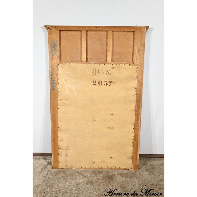 Wooden Mirror and Golden Staff in the style of Louis XVI, 1930s For Sale - Image 17 of 18