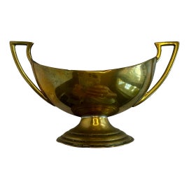 Example of Unlacquered Brass Finish Vessels and Vases