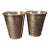 Vintage Polish .800 Silver Miniature Kiddush Cups Travel Shot Cups Judaica - Pair For Sale