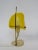 Yellow & Red Brass and Acrylic Glass Table Lamps, 1950s, Set of 2 For Sale - Image 9 of 18