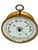 Metal Fine Quality Large Antique Wall Mount Brass, Beveled Glass & Porcelain Dial Barometer by Short & Mason in London For Sale - Image 7 of 18