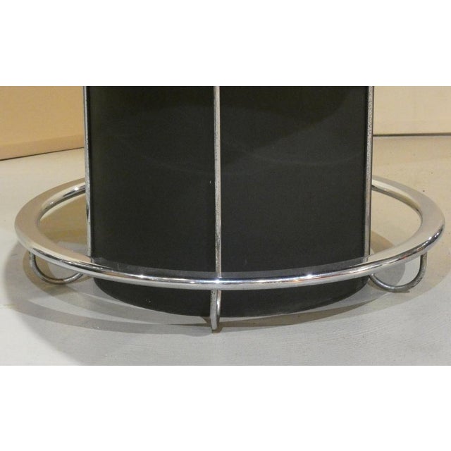 Game Table in Leather and Steel, Italy, 1970s For Sale - Image 10 of 18