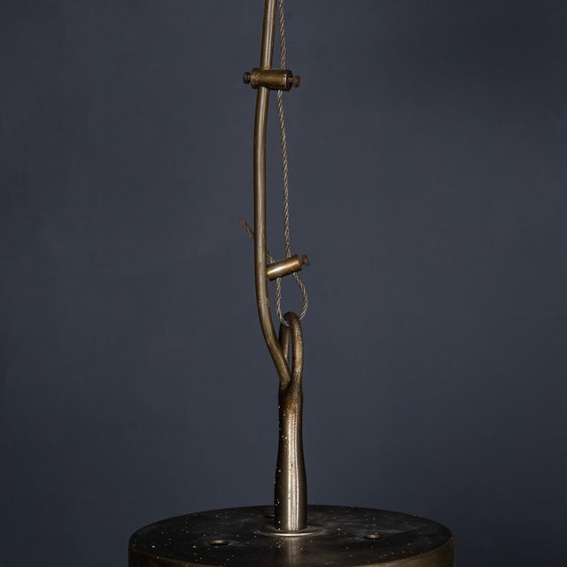 Vintage Italian Delta Opaline Pendant Lights by Sergio Mazza for Artemide, 1960s, Set of 2 For Sale - Image 14 of 17