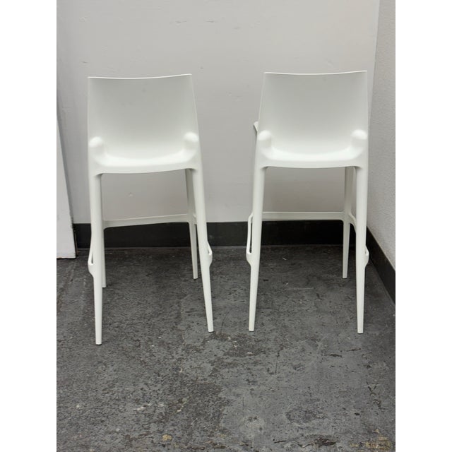 2010s Mario & Claudio Bellini for Heller Bellini Outdoor Barstools, Pair For Sale - Image 5 of 12