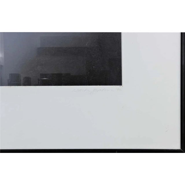 1990s Nash Baker "Chapel of St. Basil" Black and White Photograph of Church Window and Crucifix 1998 For Sale - Image 5 of 10