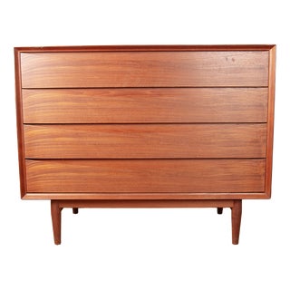 Danish Teak Chest of Four Drawers by Arne Vodder for Sibast, 1960 For Sale