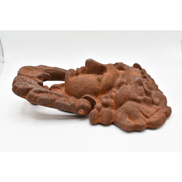 European Cast Iron Door Knocker 21st Century For Sale - Image 4 of 11