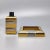 1970s gorgeous smoking set by pierre cardin in brass and metal. Made in france. The table lighter works. This smoking set...