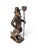 Brown 19th Century Bronze-Finish Anthropomorphic Fox or Dog Gentleman Candlestick Holder For Sale - Image 8 of 8