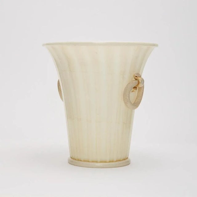 Twin-Handled Vase by Ercole Barovier for Barovier and Toso, 1956 For Sale - Image 6 of 11