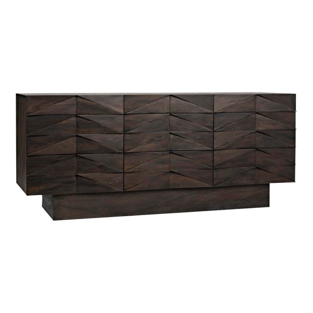 NOIR Drake Sideboard, Ebony Walnut For Sale