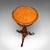 Wood Antique Spirits Table, English, Burr Maple, Glasses Stand, Teapoy, William IV For Sale - Image 7 of 12