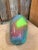 Contemporary Vintage Hand Blown Colorful Glass Vase, Signed. For Sale - Image 3 of 12