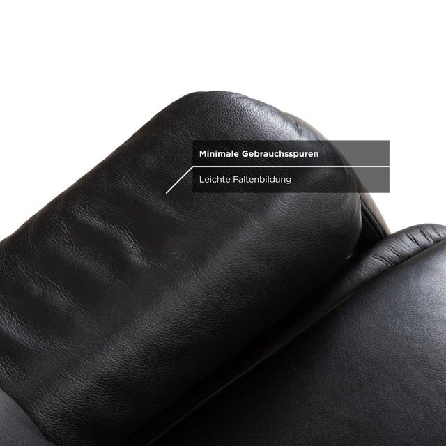 Mondo Multimaxx Relaks Leather Armchair Black Electric Function For Sale - Image 13 of 18