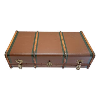 Large Trunk by Leder Schüler Hamburg, 1960s For Sale