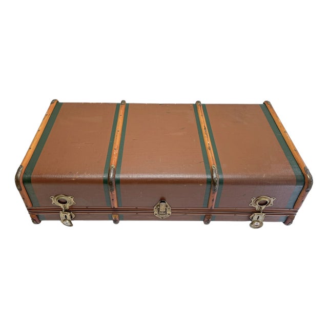 Large Trunk by Leder Schüler Hamburg, 1960s For Sale