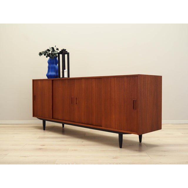 Danish Teak Cabinet, Denmark, 1970s For Sale - Image 4 of 18
