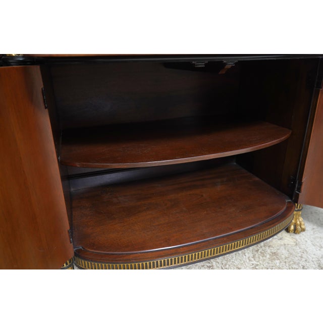 EJ Victor Ej Victor Regency Mahogany Gilded Sideboard For Sale - Image 4 of 18