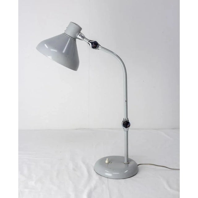 Steel lamp designed by charlotte perriand circa 1950. Jumo gs1 model. Good vintage condition. These can be rewired to usa...