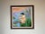 Figurative 1980's Carver Woman & Flamingo in a Lake Impressionist Oil Painting, Framed For Sale - Image 3 of 13