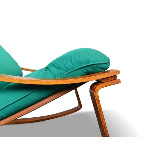 1970s Norwegian Modern Bentwood Rocking Chair For Sale In San Francisco - Image 6 of 10